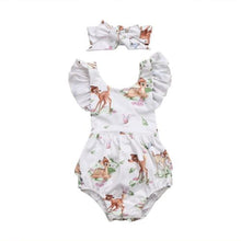 Load image into Gallery viewer, Newborn Toddler Infant Baby Girls Deer Ruffles Clothes Outfits