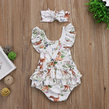 Load image into Gallery viewer, Newborn Toddler Infant Baby Girls Deer Ruffles Clothes Outfits