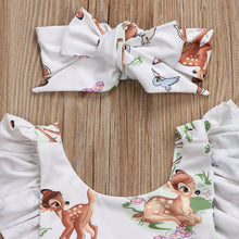 Load image into Gallery viewer, Newborn Toddler Infant Baby Girls Deer Ruffles Clothes Outfits