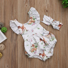 Load image into Gallery viewer, Newborn Toddler Infant Baby Girls Deer Ruffles Clothes Outfits