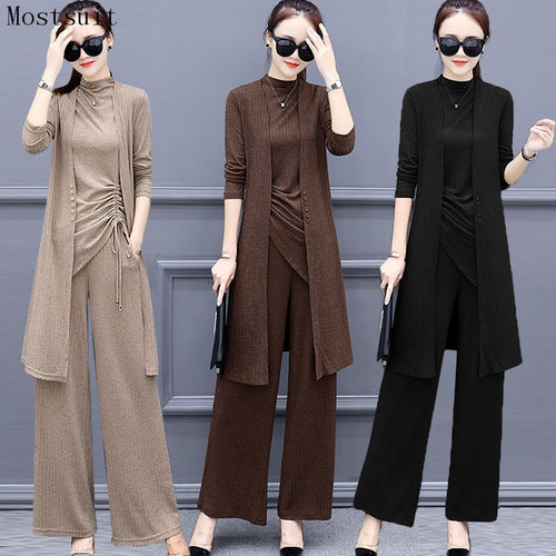 Tracksuit Cardigan Pullover Suit Women's Dress