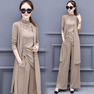 Tracksuit Cardigan Pullover Suit Women's Dress