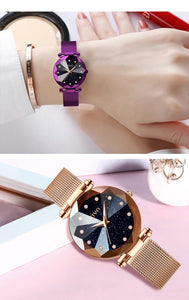 Fashion Luxury Ladies Crystal Watch Waterproof