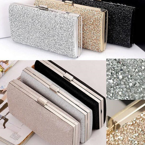 Evening Clutch Bag Diamond Sequin Clutch Female Crystal Day