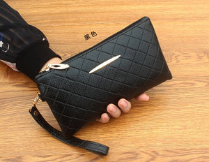 Ladies Wallet Women PU Leather Tassel Clutch Bag