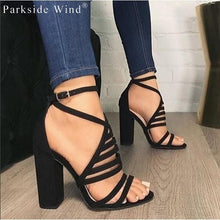 Load image into Gallery viewer, Wind Gladiator High Heels Women Narrow Brand Shoes