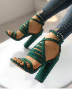 Wind Gladiator High Heels Women Narrow Brand Shoes