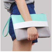 Load image into Gallery viewer, Candy Color Leather Women Bag Day Clutches Handbag Bolsa Feminina Wristlets Bags