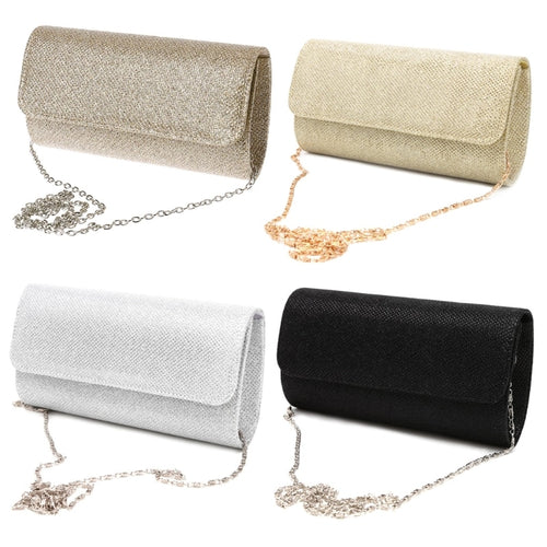 Women's Evening Shoulder Bag Bridal Clutch Party Prom Wedding Envelope Handbag