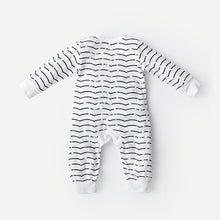 Load image into Gallery viewer, Kiddie White Baby Letter Print Striped kids Clothes