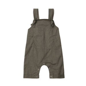 Newborn Baby Boys Girls Solid Dungarees Bib Infant Overalls Kids Clothes