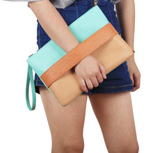 Load image into Gallery viewer, Candy Color Leather Women Bag Day Clutches Handbag Bolsa Feminina Wristlets Bags