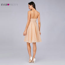 Load image into Gallery viewer, V-Neck Sexy Backless Spaghetti Strap Graduation Dress