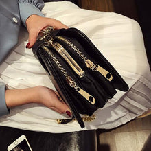 Load image into Gallery viewer, Women Shoulder Chain Strap Flap Designer Clutch Bag With Metal Buckle