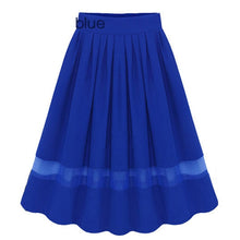 Load image into Gallery viewer, Stylish Women Retro Organza Bubble Skirt High Waist Pleated Tutu Knee