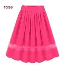 Load image into Gallery viewer, Stylish Women Retro Organza Bubble Skirt High Waist Pleated Tutu Knee