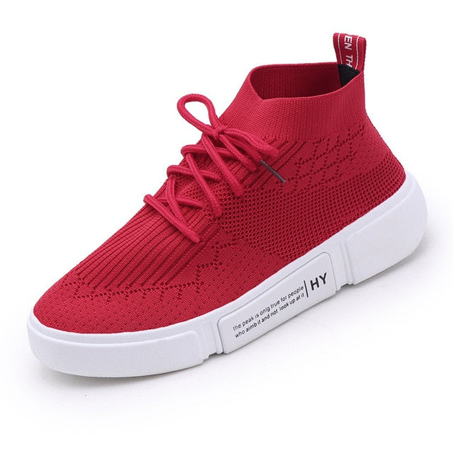 Women Sport Sneakers Health Lace up Walking White Shoes