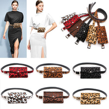 Load image into Gallery viewer, Fashion Women Belt Bag Leopard Print Waist