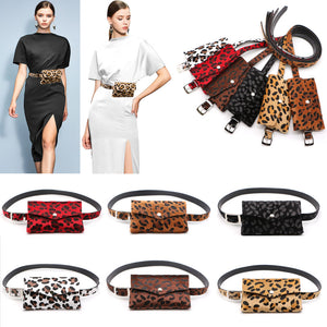 Fashion Women Belt Bag Leopard Print Waist