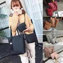 Load image into Gallery viewer, 3PCS Large Women&#39;s Designer PU Leather Style Mummy Bags