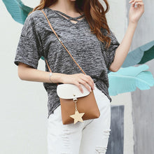 Load image into Gallery viewer, Women&#39;S Shoulder Messenger Bag Pu Star Decoration